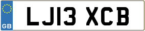 Truck License Plate